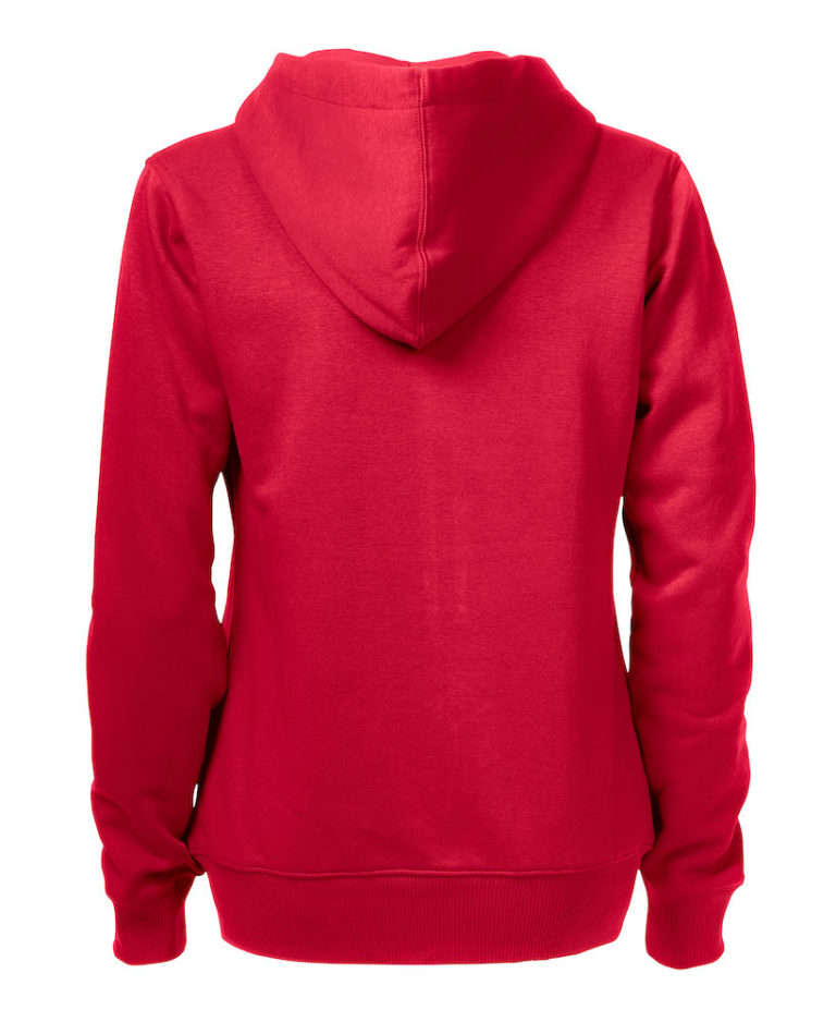 2262052 Hooded sweat jacket OVERHEAD LADY-400 rood