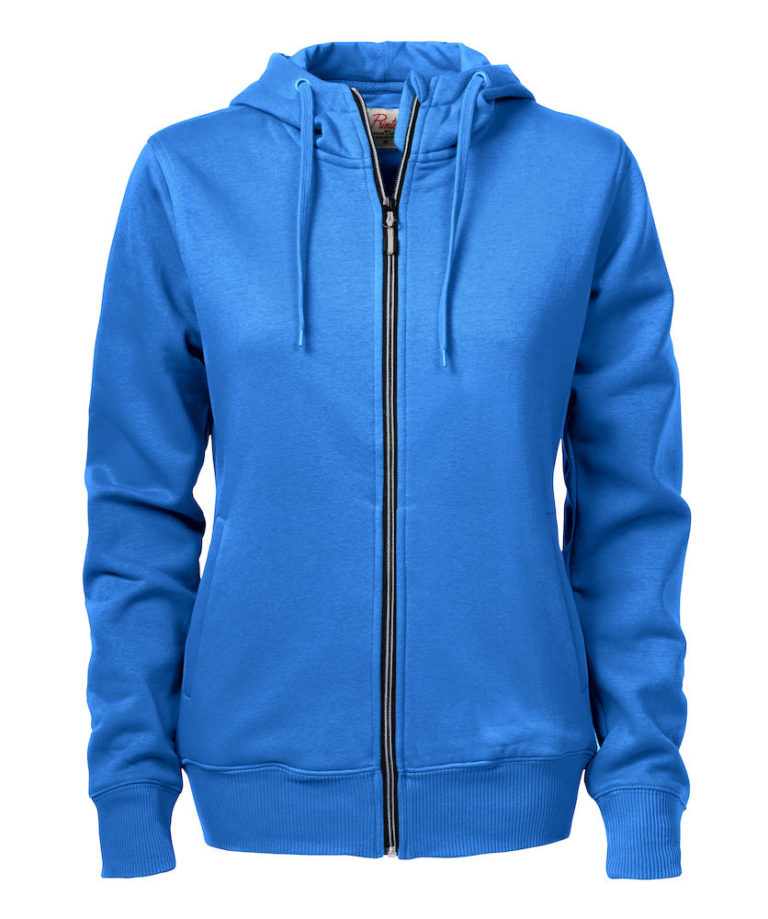 2262052 Hooded sweat jacket OVERHEAD LADY-632 oceaanblauw