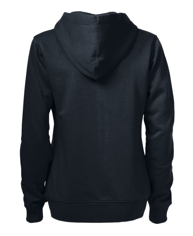 2262052 Hooded sweat jacket OVERHEAD LADY-900 zwart